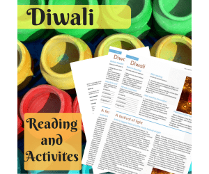 Diwali Worksheets for High-School & ESL Students