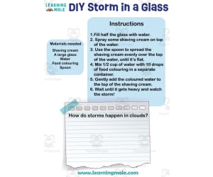 DIY Storm in a Glass Activity