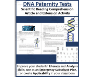 DNA Paternity Tests Reading Comprehension Article