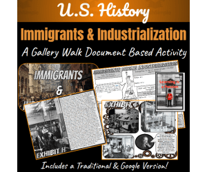 Document Based Gallery Walk: Immigration & Industrialization