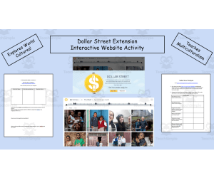 Dollar Street Extension Activities-Fully Editable!