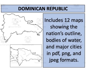 Dominican Republic Map Resources