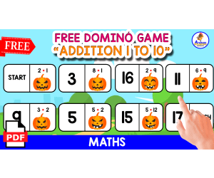 DOMINÓ GAME OF ADDITION | HALLOWEEN THEMED
