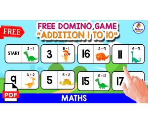 DOMINÓ GAME OF DINO | ADDITION THEMED