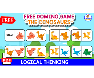 DOMINÓ GAME OF DINO | Free Resource for Kids