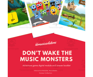 Don’t Wake the Music Monsters - Musical Adventure Interactive Module
