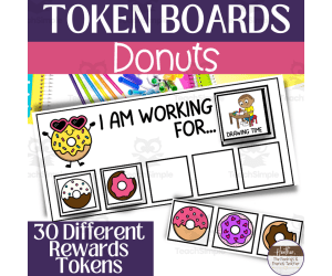 Donuts Themed Token Boards | Behavior Management Boards