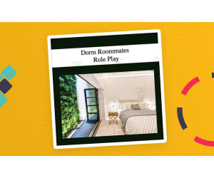 Dorm Roommates Role Play Activity