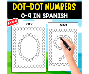 DOT-DOT NUMBERS | 0-9 | WORKSHEET