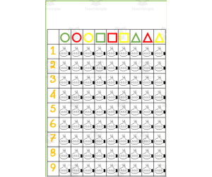 Double Entry Information Mats/Boards | premath data practice| SUBMARINE