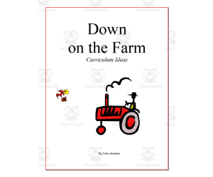 Down on the Farm Curriculum Pack