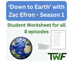 Down to Earth Season 1 Worksheet - 8 Episodes