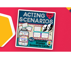 Drama Scenario Task Cards – 40 Acting Prompts