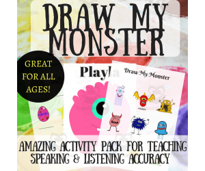 Draw My Monster – Fun ESL Game for Young Learners