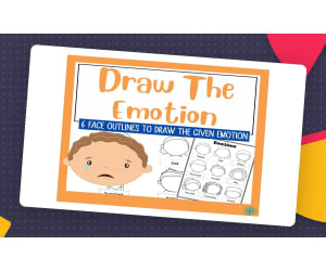 Draw the Emotion Faces – SEL Drawing Worksheet