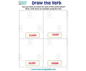 Draw the Verb Activity