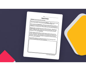 Drawing Heat Energy Worksheet