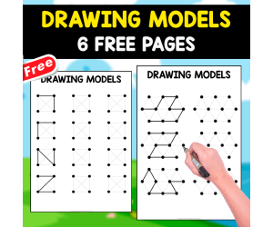 DRAWING MODELS | 6 FREE PAGES