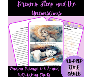 Dreams, Sleeps, and the Unconscious Reading Passage and Q & A