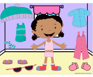 Dressing for the Weather Winter: Google Slides - Distance Learning