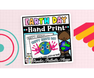 Earth Day Hand Print Activity