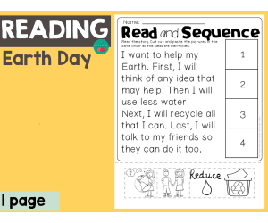 Earth Day Read & Sequence