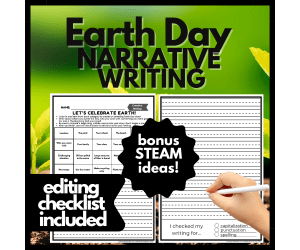 Earth Day Writing Challenge | Conservation, Recycling, and Geography!