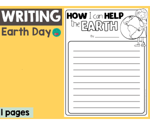 Earth Day Writing