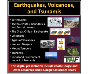 Earthquakes, Volcanoes, and Tsunamis - Senior Earth and Space lesson