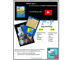 "Earth's 7 Continents" Worksheet Packet