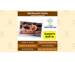 Earthworms | Interactive Science Lesson | Micro-Learning Deck