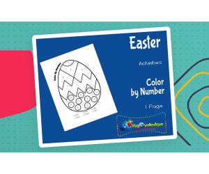 Easter Activities: Color-by-Number