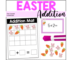 Easter Addition Math Station or Center
