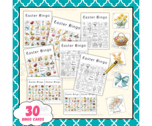 Easter Bingo. Engage your learners this Easter with one easy  download