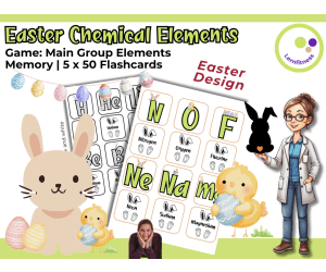 Easter Chemistry Flashcards – A Fun Way to Learn Elements Memory Game