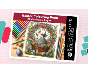 Easter Colouring Book - 20 Colouring Pages!