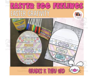 Easter Egg Feelings Spring Creativity | Spring SEL Craft