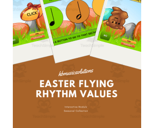 Easter Flying Rhythm Values | Interactive Rhythm Game