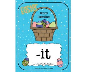 Easter IT Word Family Activity