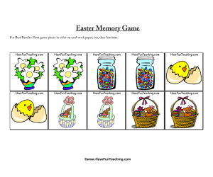 Easter Memory Game