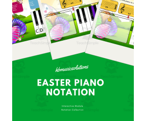 Easter Piano Notation | Interactive Music Activity