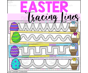 Easter Prewriting Tracing Lines for Writing Centers and Fine Motor Skills