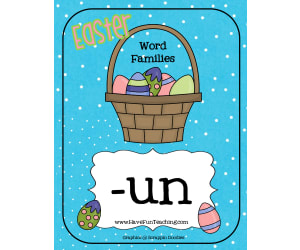 Easter UN Word Family Activity