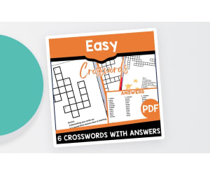 Easy Crosswords for Kids – Vocabulary Puzzle Series