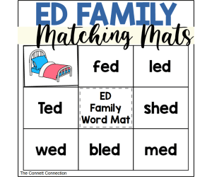 ED Words Matching Mats