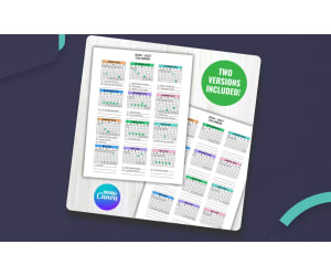 Editable 2026-2027 School Year Calendar, Academic Calendar 26-27