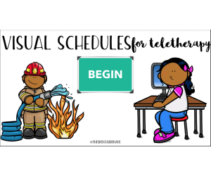EDITABLE Digital Visual Schedules with Tokens - FireFighter