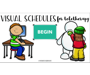 EDITABLE Digital Visual Schedules with Tokens - Snow Day