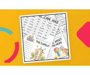 Editable Family Mini Books: My Unique Family