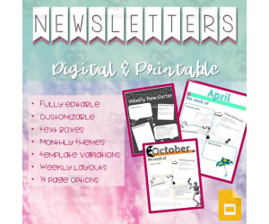 Editable Weekly Newsletters